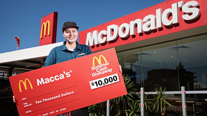 McDonald’s Australia විසින් ඩොලර් 10,000 ක මුදලක් දිනා ගැනීමට ඔබටත් අවස්ථාවක්!