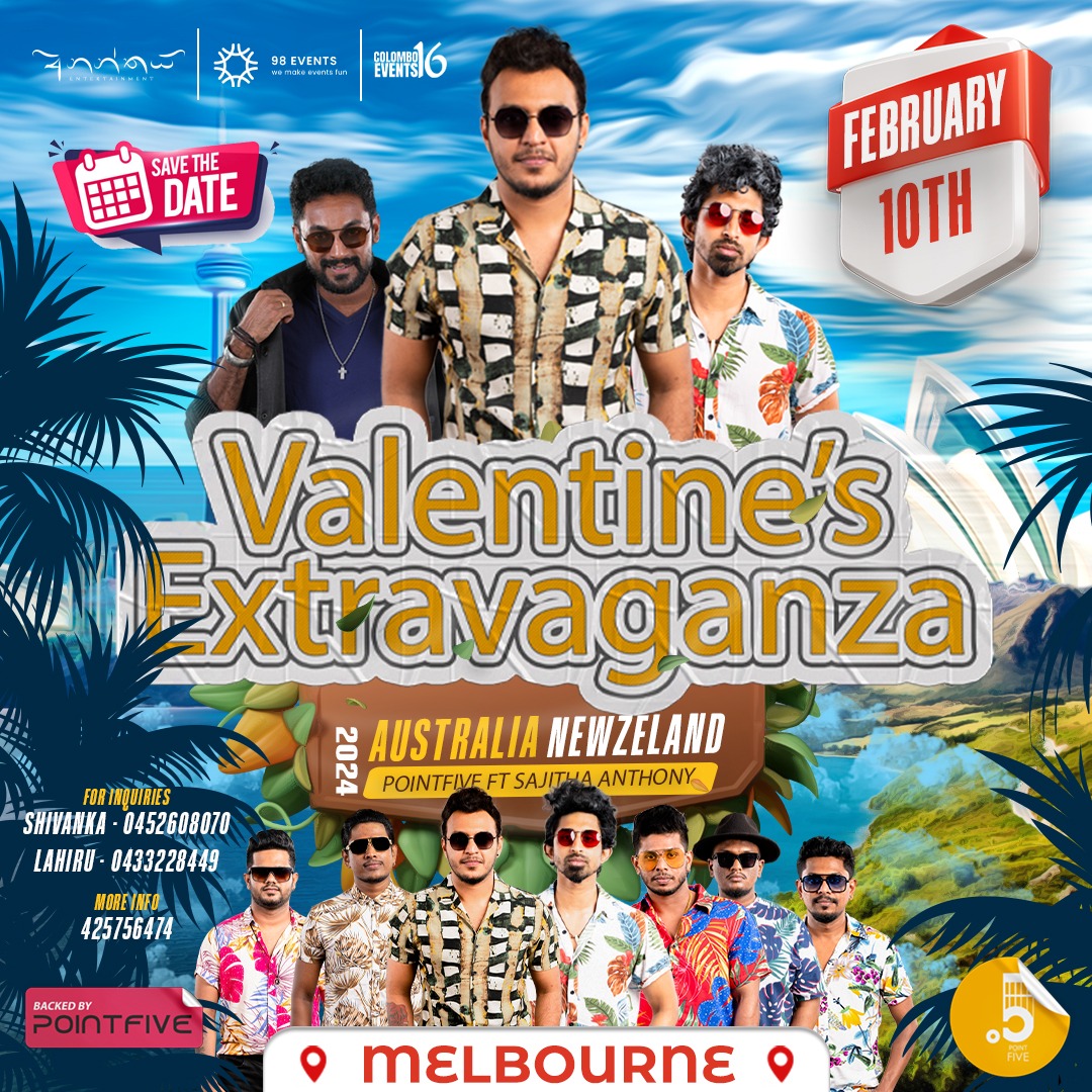 Valentines Extravaganza With Point Five, Nadeemal & Sajitha